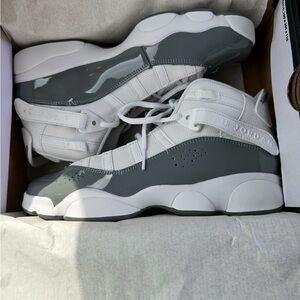 Nike Air Jordan Sneakers - White and Gray